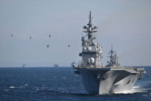 Helikopterzerstörer Hyuga der japanischen Marine, Foto: JMSDF