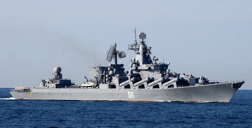 The cruiser Varyag is the flagship of the Russian Pacific Fleet, Photo: MoD Russia