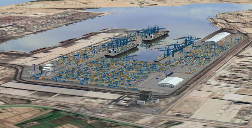 Erst kürzlich wurde die Beteiligung am Terminal 2 in Damietta bekannt, Grafik: Hapag-Lloyd