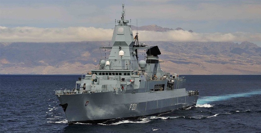 Deutsche Marine, Fregatte "Hessen", Klasse 124. Foto: Bundeswehr
