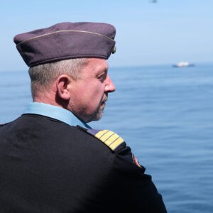 Mann mit Weitsicht: Kapitän zur See Dirk Jacobus, Foto: hsc