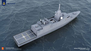So könnte die finnischePohjanmaa-Klasse aussehen, Grafik: Finnische Marine