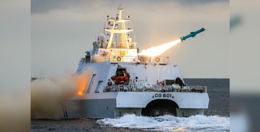 Start eines Seeziel-FKs
vom Typ HF-2, Foto: DoD Taiwan