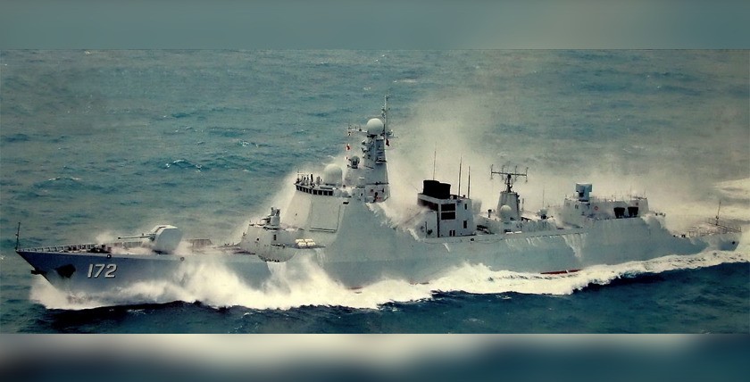 "Kunming", chinesischer Zerstörer Lujang 3-Klasse, Schwesterschiff der "Nanjing". Foto: PLAN