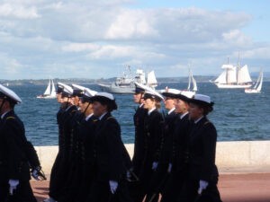 Parade in der Ecole Navale, Foto: Hanna L. und Adrien R.