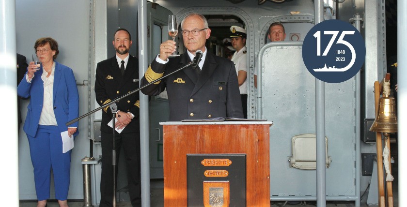 Empfang Fregatte BAYERN, Foto: MTG Marinetechnik GmbH