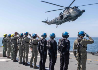 Abflug des Bundeskanzlers. Foto: Michael Nitz