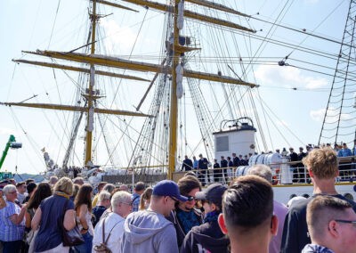 Einlaufen Gorch Fock, Fotos: Marcel Kröncke