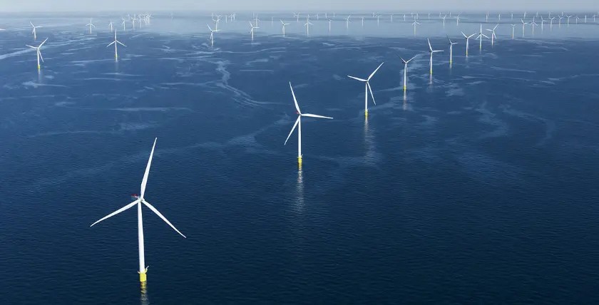 Dänischer Offshore-Windpark vor Anholt. Foto: Orstedt