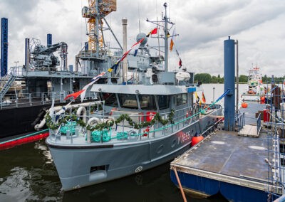 Christening of the STS boat, photo: Daniel Angres
