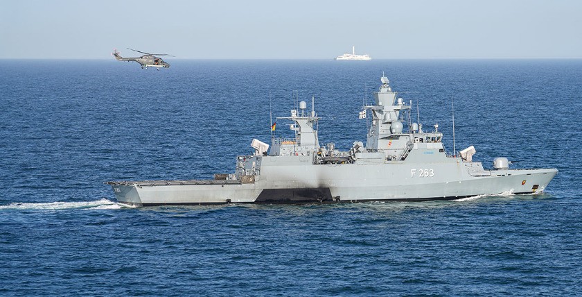 Korvette „Oldenburg“ verlässt Rostocker Heimathafen, Foto: Bundeswehr