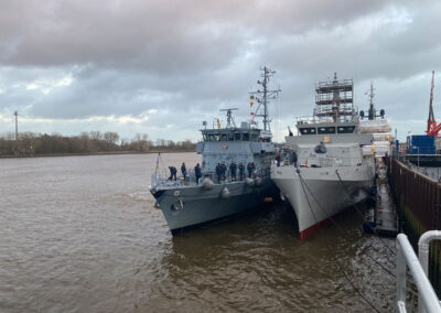 PulauFani & minesweeper Fulda, Photo: Abeking & Rasmussen