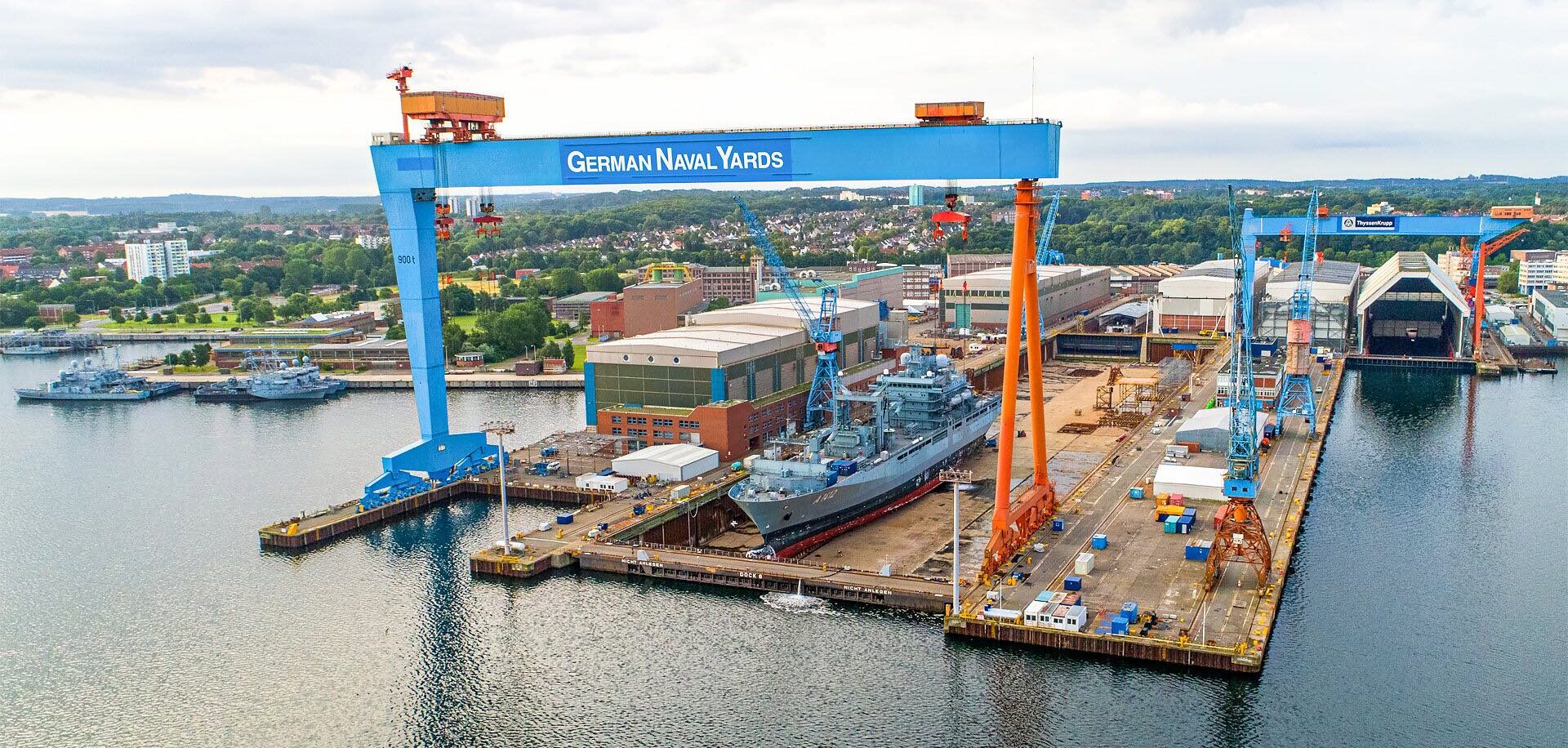Platform for ammunition disposal planned - German Naval Yards Kiel. Photo: GNY