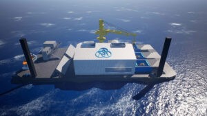 Konzept einer Plattform zumRäumen von Munitionsaltlasten, Grafik: TKMS