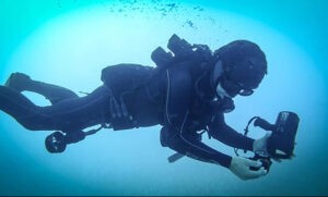 Das umschnallbareSchwimmhilfssystem Jet Boots, Foto: Patriot3 