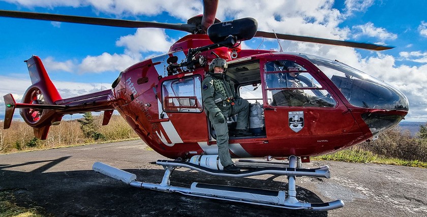 Zur Ausbildung nutzt
die Marine auch den EC 135, Foto: Bw/Höser