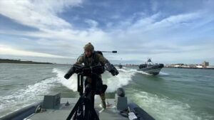 Demonstration des Gravity-Jet-Anzugs in Tampa, Foto: SOF Wek