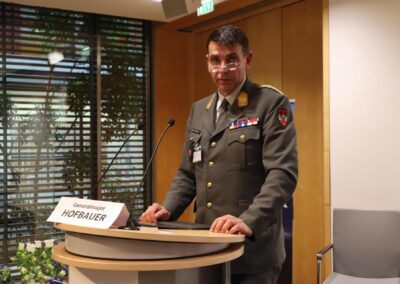 Generalmajor Hofbauer, Verteidigungsministerium Wien. Foto: K.H. Brüdegam