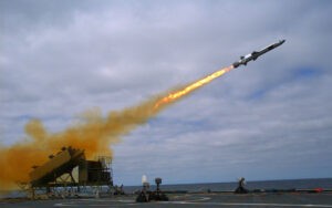 Abschuss eines Kongsberg NavalStrike Missile von der USS Coronado, Foto: US Navy