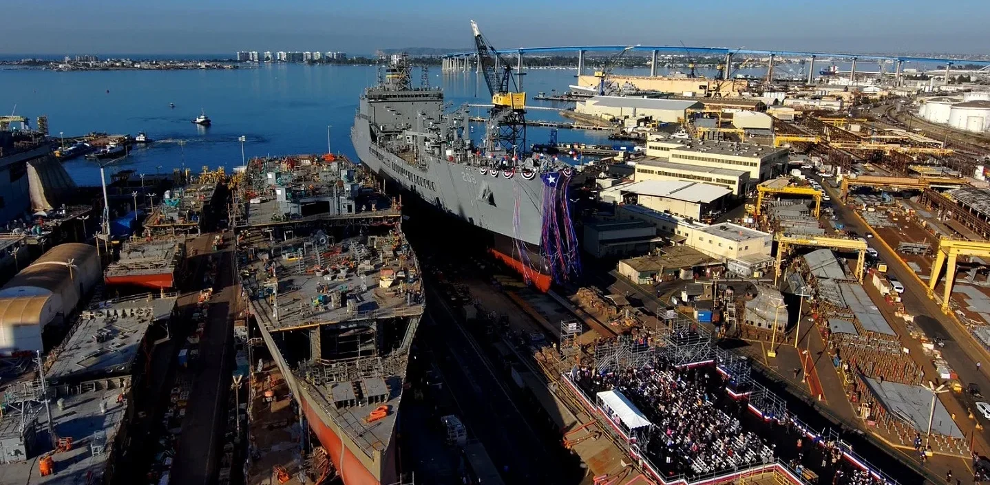 Christening of USNS ROBERT F. KENNEDY on 28 October 2023, Image: General Dynamics -NASSCO