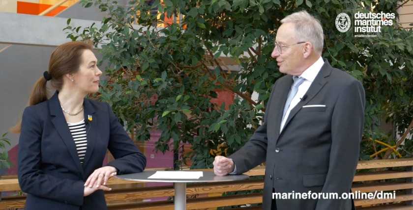 Präsident und Konteradmiral a.D. Karsten Schneider und Vizepräsidentin Dr. Sarah Kirchberger