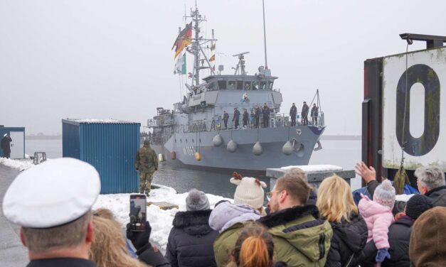 SNMCMG1: Minenjäger Bad Bevensen wieder daheim