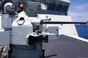 Deckgeschützder Harry DeWolf, Foto: Kanadische Marine