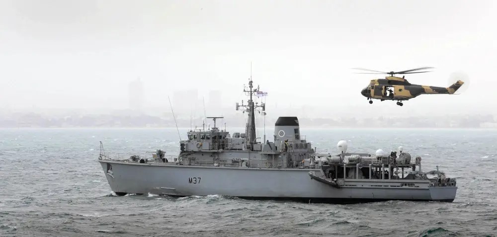 Britisches Minenjagdboot HMS „Chiddingfold“ - M37. Foto: MoD