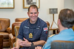 Lieutenant Commander Thomas McPhaildiente fünf Jahre in Deutschland, Foto: McPhail/von Puttkamer