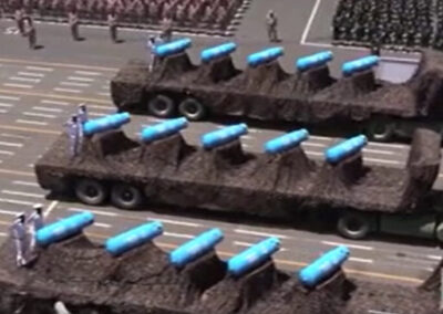 Waffenparade der Huthi-Milizen in Sanaa am 23. September 2023. Screenshot: mmy.ye