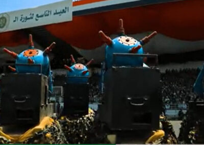 Waffenparade der Huthi-Milizen in Sanaa am 23.