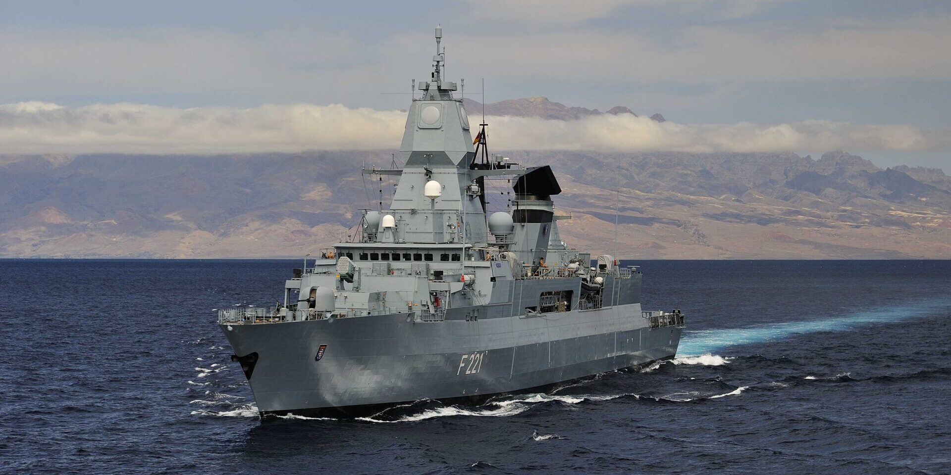 Deutsche Fregatte "Hessen" der F124 Sachsen-Klasse. Foto: Bundeswehr