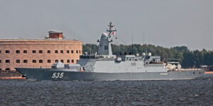 Neubau-Korvette "Merkury" der Stereguschchiy-Klasse. Foto: Severnaya Verf