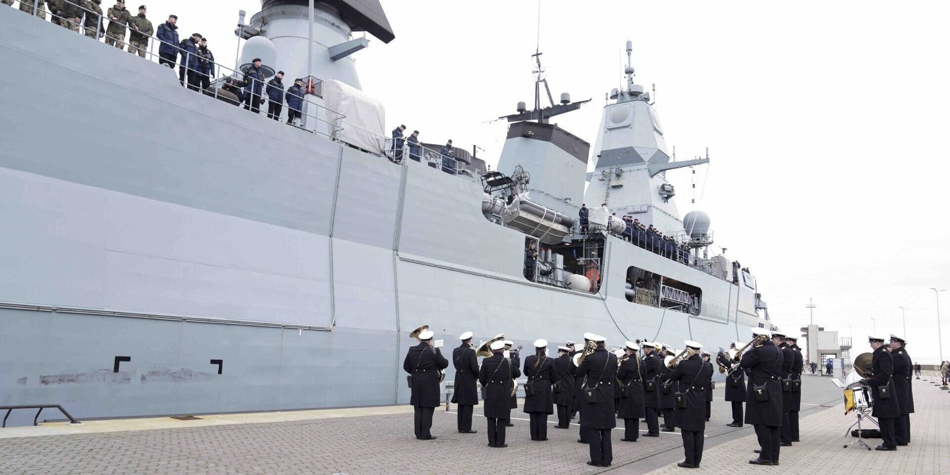 Kein Abschied ohne Blasmusik. Foto: Bundeswehr/Julia Kelm