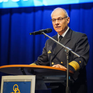 Wie immer findet Vizeadmiral Kaack deutliche Worte, Foto: Bw/Nico Theska