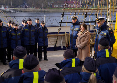 Auslaufen Gorch Fock, Foto: Bundeswehr/ Marcel Kröncke