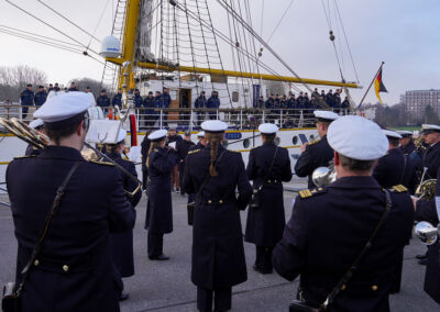 Auslaufen Gorch Fock, Foto: Bundeswehr/ Marcel Kröncke