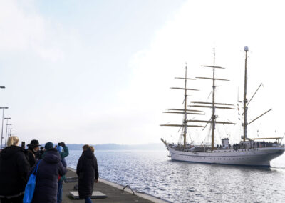 Auslaufen Gorch Fock, Foto: Bundeswehr/ Marcel Kröncke