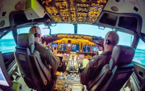 P-8A Flug-Simulator in Jacksonville/Florida/USA. Foto: Boeing