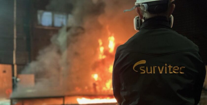 Herkömmliche Wassernebel zeigen bei Tests nicht die erwartete Löschleistung bei Bränden im Methanolbecken. Foto: Survitec