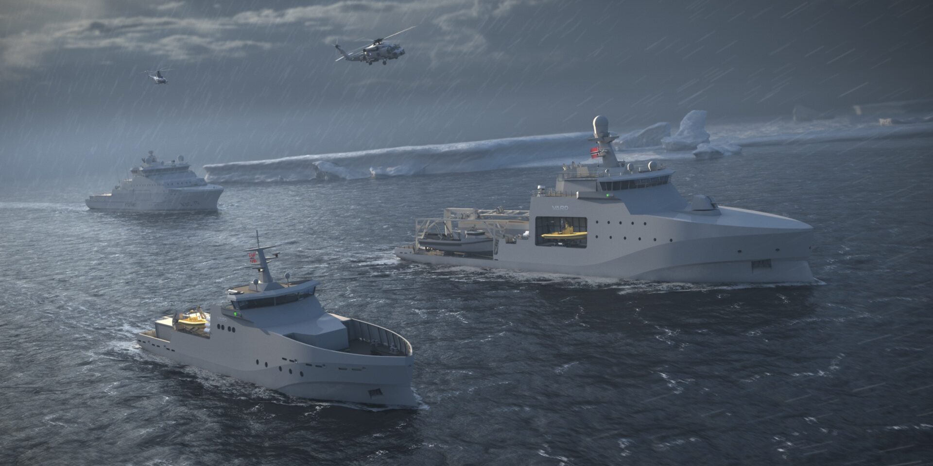 Streitkräfteplanung Norwegen: Flotten-Standard-Mix Norwegen. Grafik: Vard