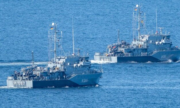 Minenjagd in der Ostsee und ein „Treffer“ im Kieler Hafen