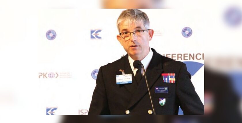Vizeadmiral Sir Clive Johnstone. Foto: ISPK