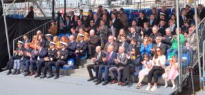 Die Gästetribühne in Hamburg. Foto: H. Schlüter