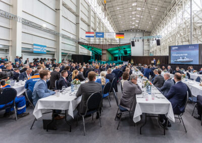 Kiellegung erste F126, Foto:DAMEN