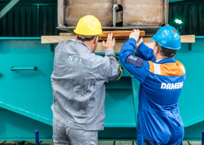 Kiellegung erste F126, Foto:DAMEN