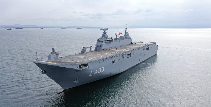 Neues Flaggschiff der türkischen Marine ist die Anadolu, Foto: MoD Türkei