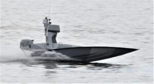 Das USV Piraya ist ein unbemanntesÜberwasserfahrzeug für Überwachungsund Aufklärungszwecke, Abbildung: Saab