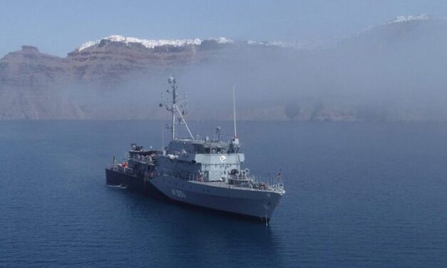 Flaggschiff "Grömitz" zurück aus der Ägäis