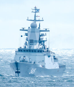 Russische Korvette "Stoikiy" (Steregushchiy-Klasse) als Geleitschiff. Foto: Michael Nitz
